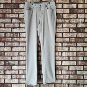 Men's Khaki DKNY flat front stretch pants size 32x32